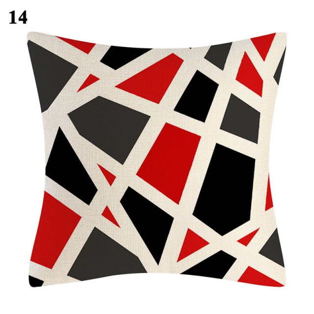 Pillow - Red Series Abstract Cushion Cover