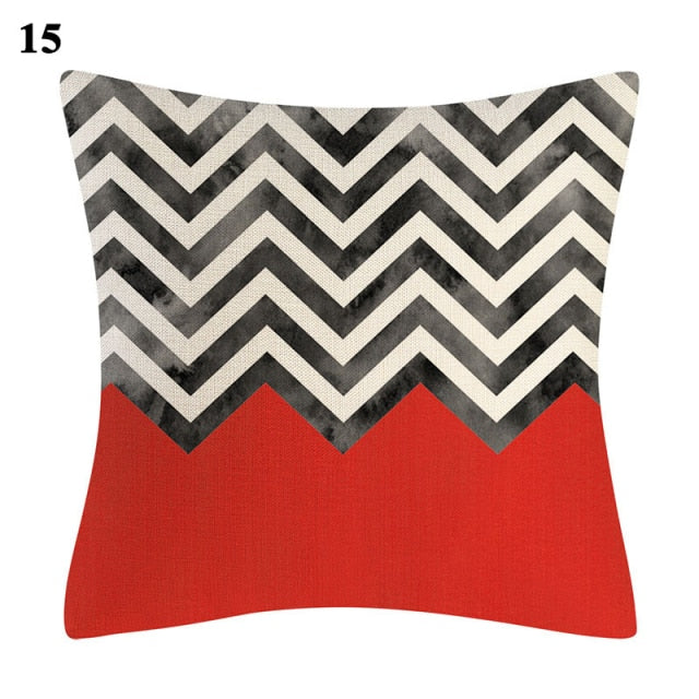 Pillow - Red Series Abstract Cushion Cover