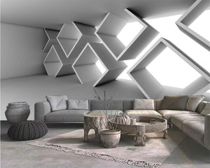 Wallpaper - Custom 3D Cement Wall