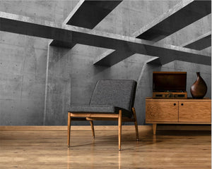 Wallpaper - Custom 3D Cement Wall