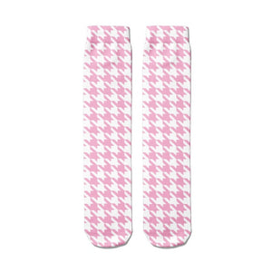 Pattern Socks Lattice Print Socks