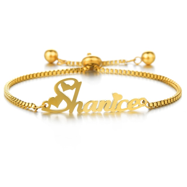 Customized Stainless Steel Name Bracelets