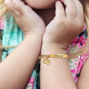 Personalized Name Baby ID Bracelet