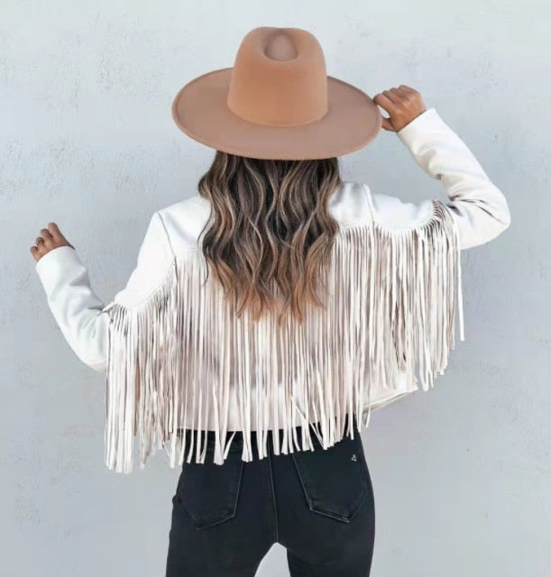 Fringed Bomber Jacket