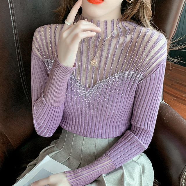 Knitted Women Pullover