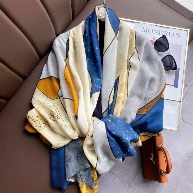 Women's Beach Cotton Shawl Cotton Scarf