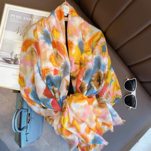 Women's Beach Cotton Shawl Cotton Scarf