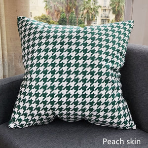 Pillow - Classic Black and White Hounds tooth Decorative Boho Throw Pillow Covers