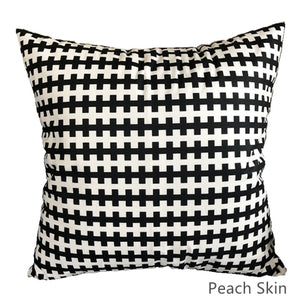 Pillow - Classic Black and White Hounds tooth Decorative Boho Throw Pillow Covers