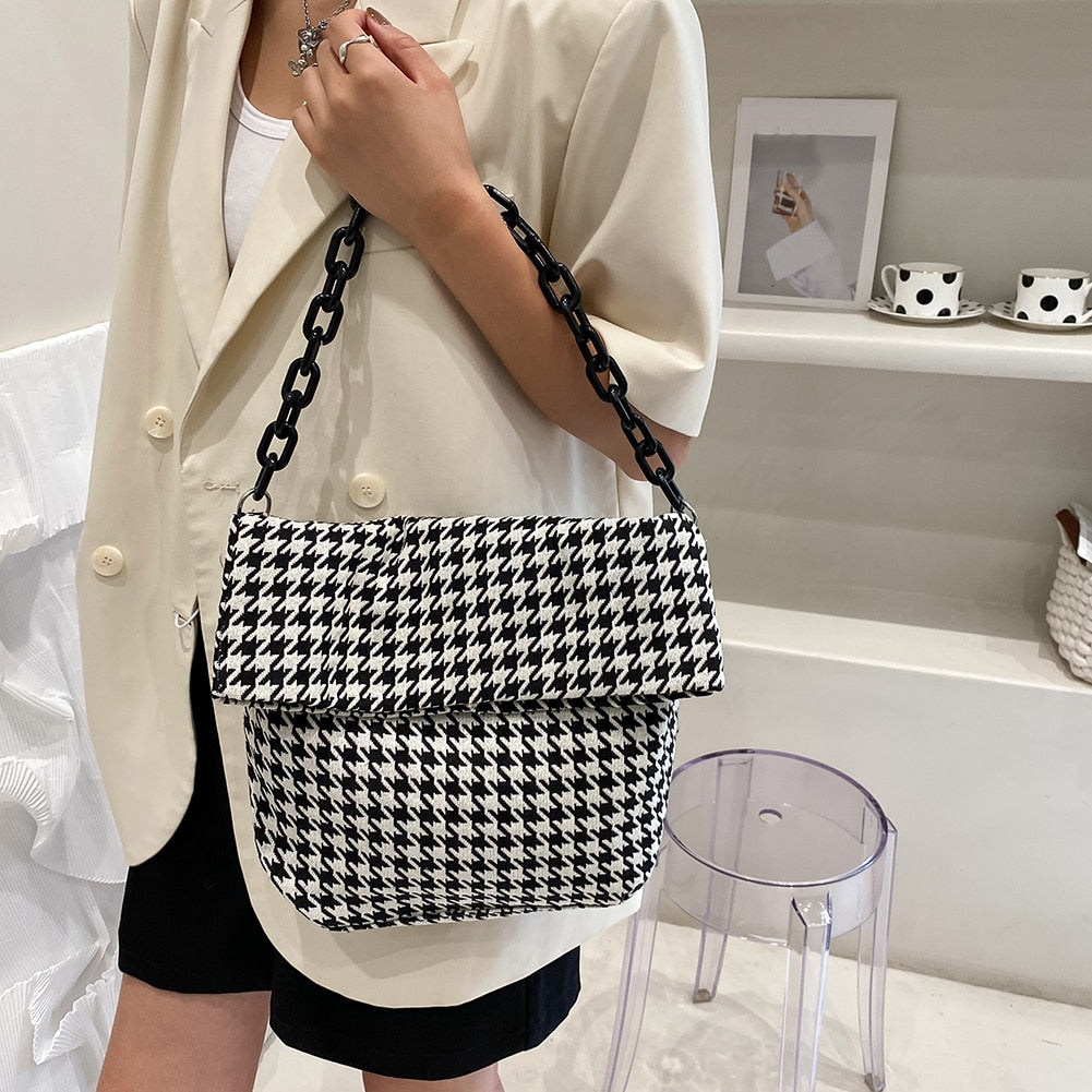 Chain  Shoulder Large Tote Handbags