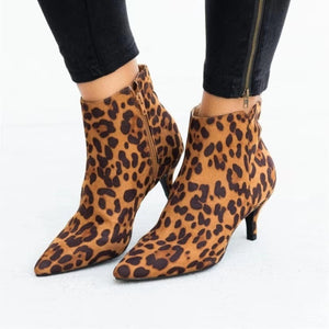 Tassel Heel Mid-calf Boots