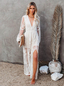 Long  Lace Dress