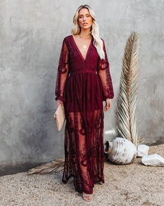 Long  Lace Dress