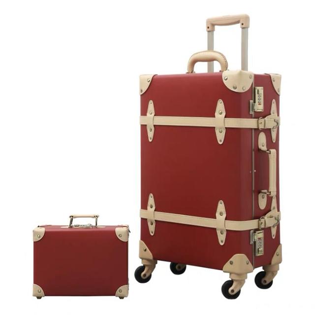 Retro Spinner Rolling Luggage Set