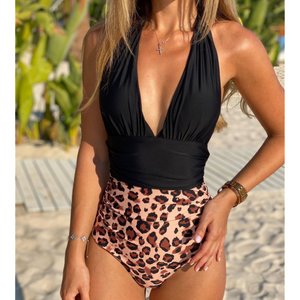 One Piece Leopard Swimsuit