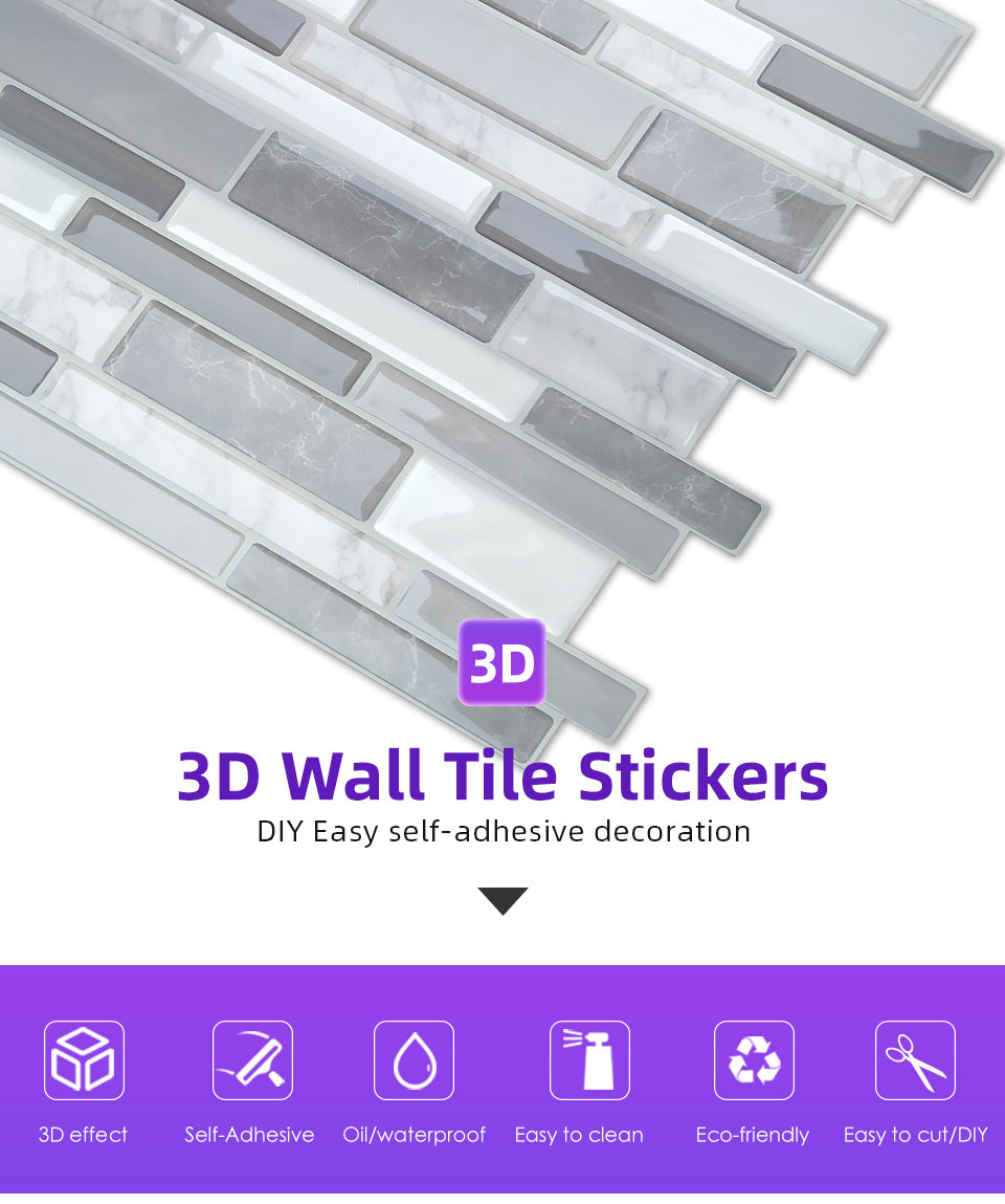 Waterproof Self Adhesive Vinyl 3D