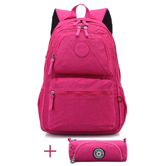 Travel Nylon Backpacks School Bag