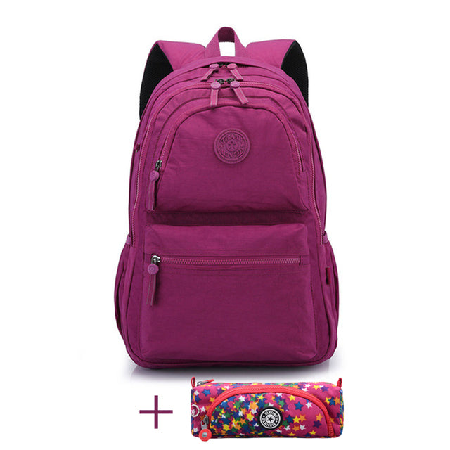 Travel Nylon Backpacks School Bag