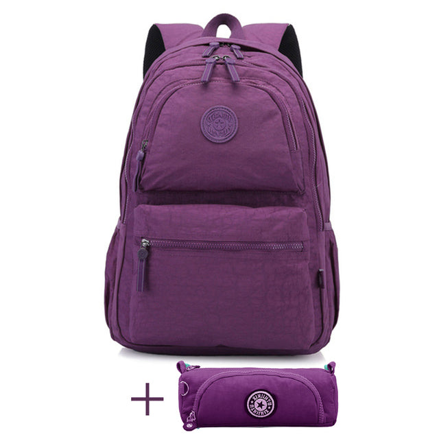 Travel Nylon Backpacks School Bag