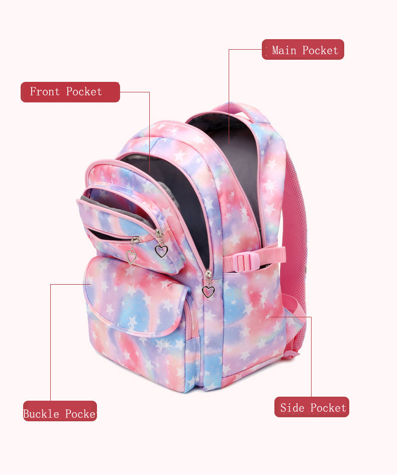 3 pcs Set Children School Backpack