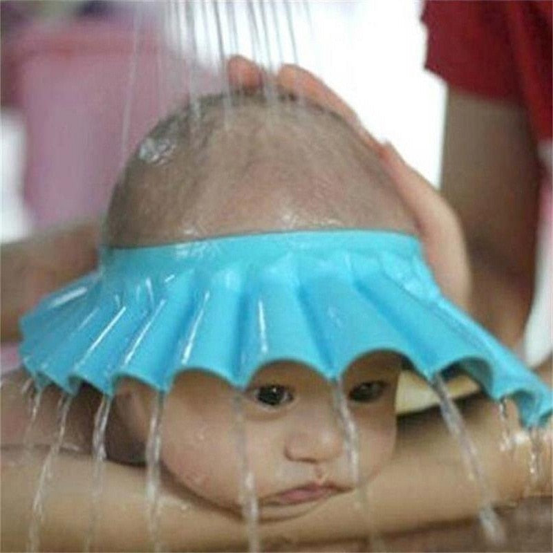 Hot Adjustable Soft Baby Shampoo Shower Cap