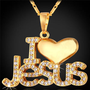 Necklace - Jesus Piece Heart