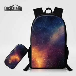 2pcs/set Musical Note Print Backpacks-Just4uCollectible