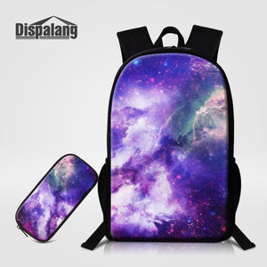 2pcs/set Musical Note Print Backpacks