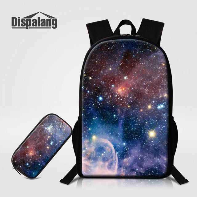 2pcs/set Musical Note Print Backpacks-Just4uCollectible