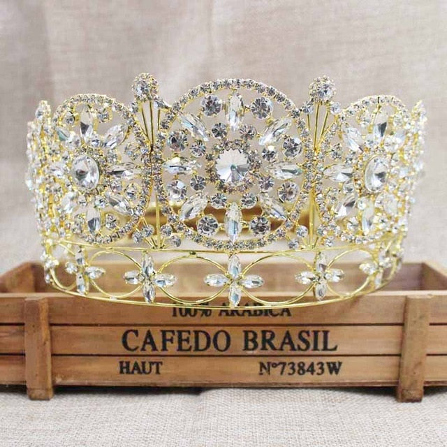 Luxury Large High Quality Full Circle Crown