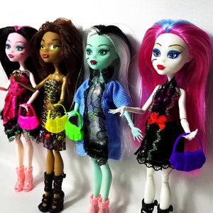 Doll - Cheapest No Box 4 pcs/set Dolls New Style high Monster dolls