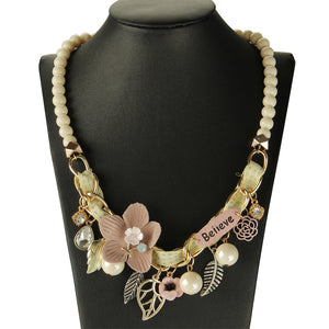 Necklace - Fashion Necklace Collar Flower Necklaces & Pendants