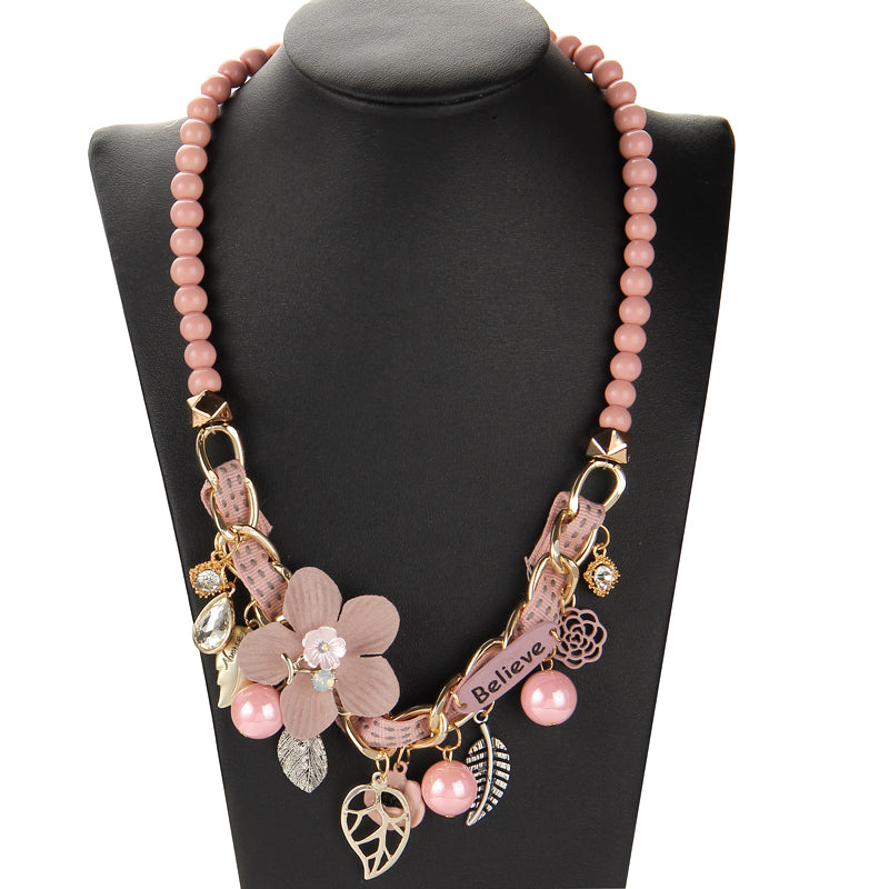 Necklace - Fashion Necklace Collar Flower Necklaces & Pendants