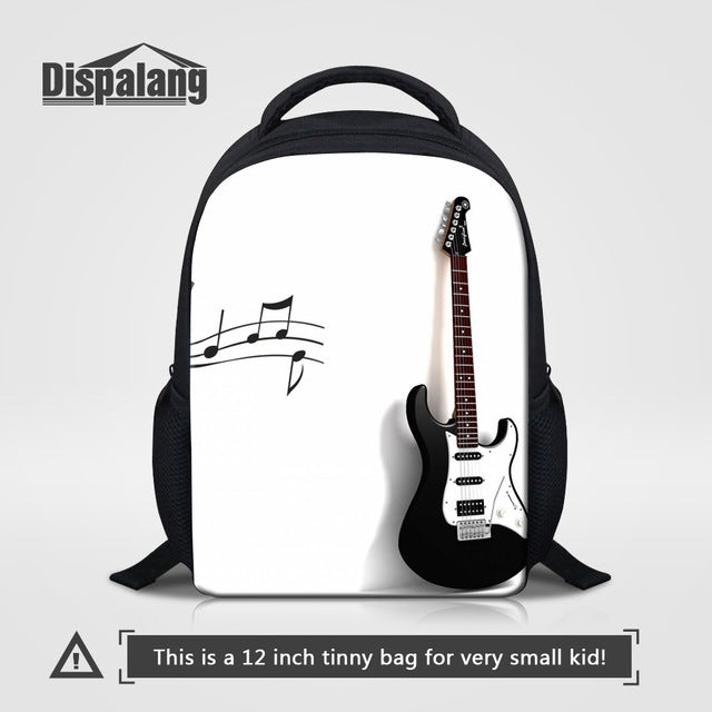 Violin Printed Kids School Bags Music