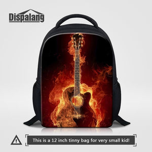 Violin Printed Kids School Bags Music