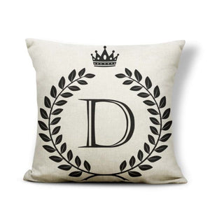 Pillow - Alphabet Letter A-Z Cushion Covers