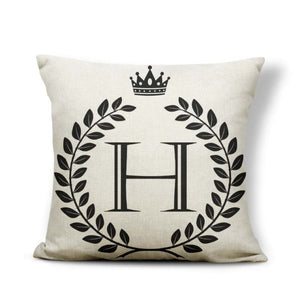 Pillow - Alphabet Letter A-Z Cushion Covers