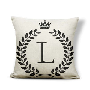 Pillow - Alphabet Letter A-Z Cushion Covers