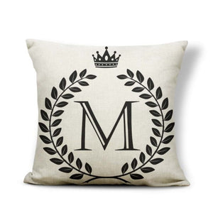 Pillow - Alphabet Letter A-Z Cushion Covers