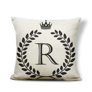 Pillow - Alphabet Letter A-Z Cushion Covers