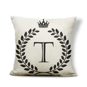 Pillow - Alphabet Letter A-Z Cushion Covers