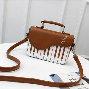 Cute Piano Pattern Fashion Purse