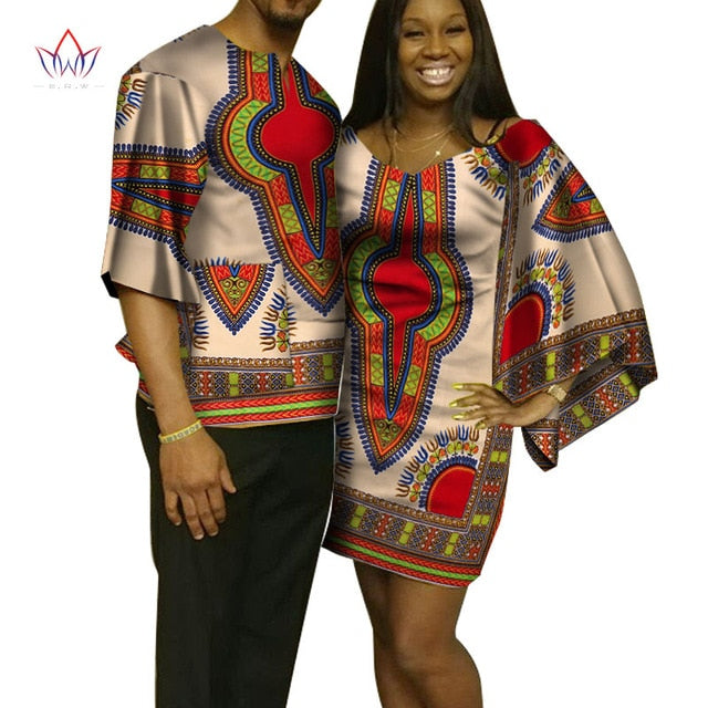 Dashiki Couples Clothes