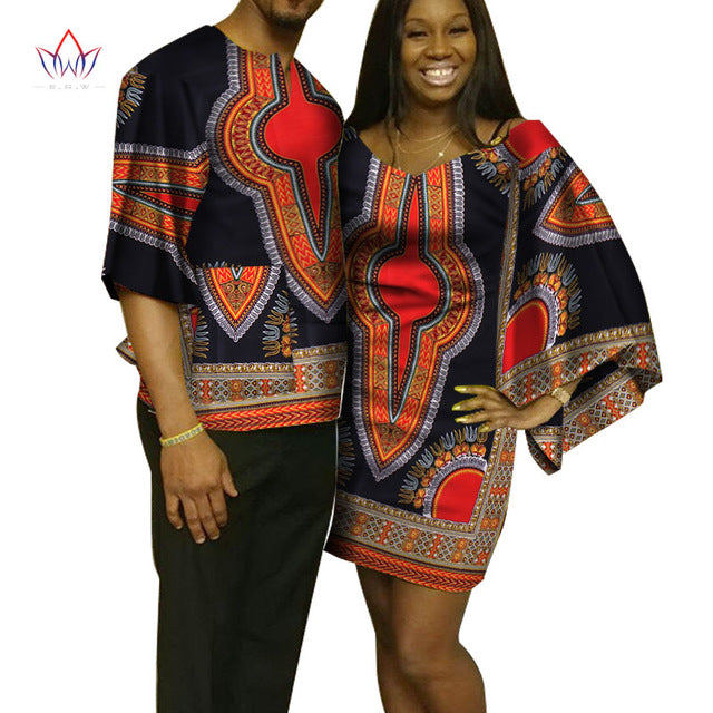 Dashiki Couples Clothes