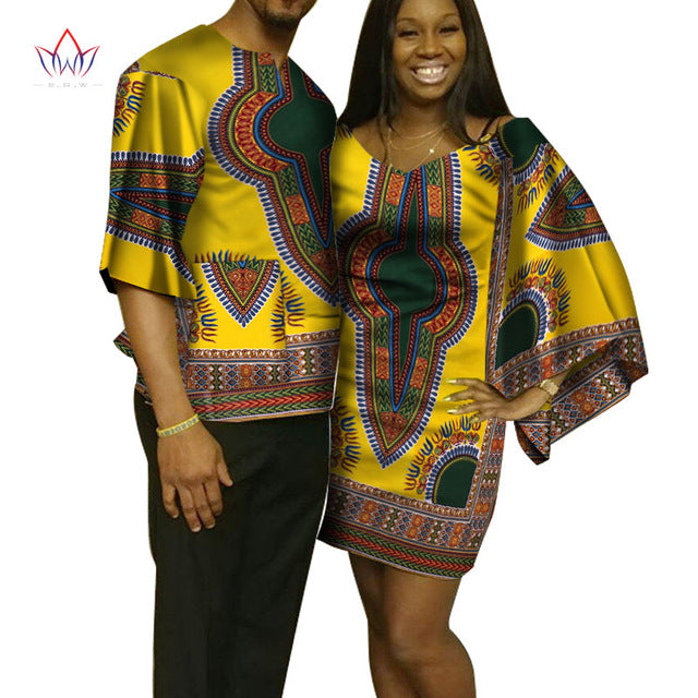 Dashiki Couples Clothes