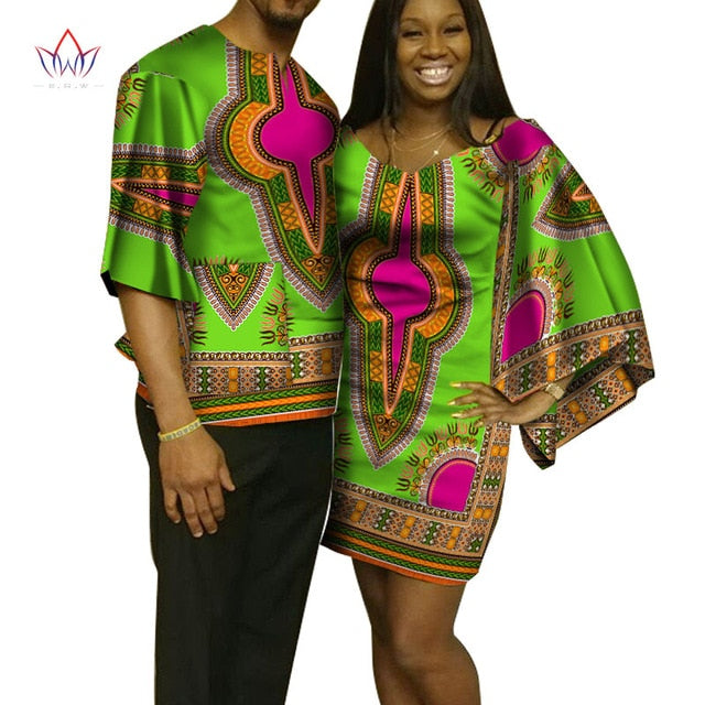 Dashiki Couples Clothes