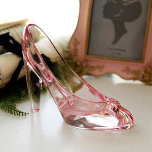 Crystal shoes glass slipper