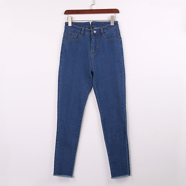 Jean - New Back Zipper Long Jeans Women