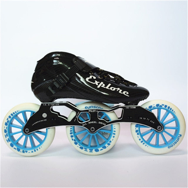 Carbon Fiberglass Inline Speed Skates