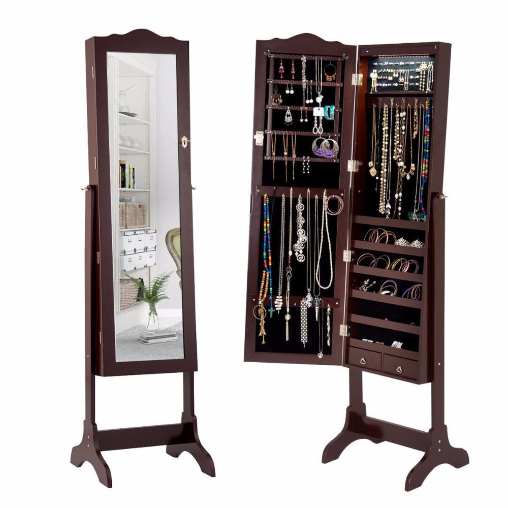 Mirror - Mirrored Jewelry Cabinet